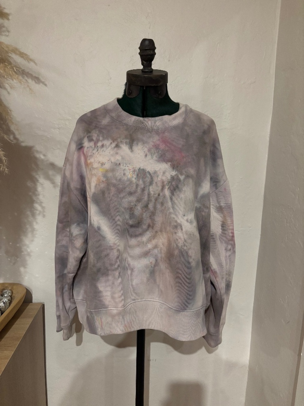 Soft tie died sweatshirt